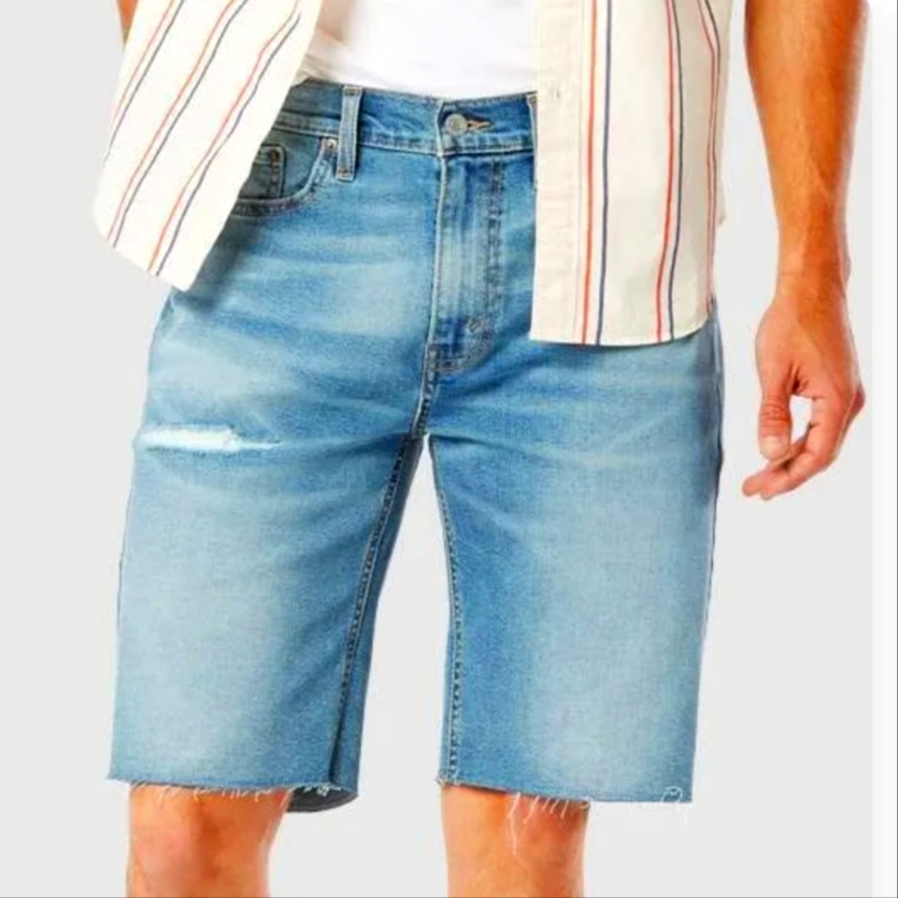 DENIZEN from Levi's Men's  Slim Denim 9" Jean Shorts  super flex - Vintage